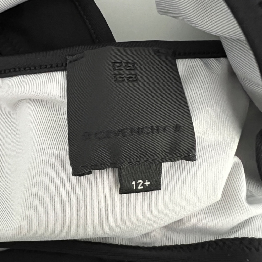 GIVENCHY Girls Black Logo High Waisted Bikini Bathing Suit - Picture 4 of 5